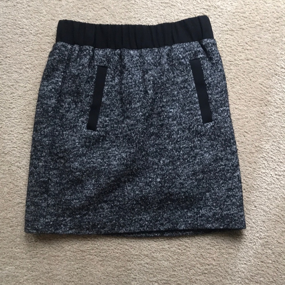 Wool blend skirt